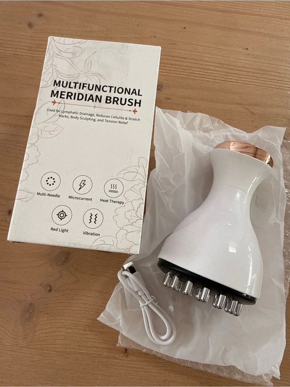 New Lymphatic Drainage Multifunctional Meridian Brush